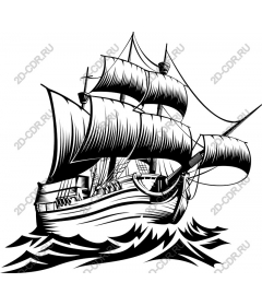  Classic sailing ship