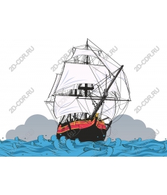  Classic sailing ship