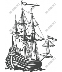 Vintage ship