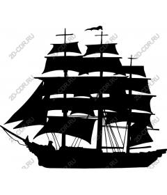  Old sailing ship