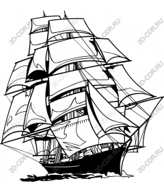 Sea adventure Vintage sailing ship