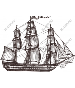  Classic sailing ship