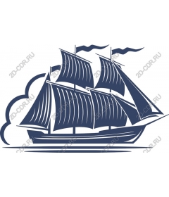  Classic sailing ship