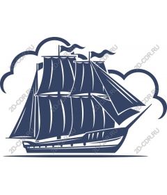  Classic sailboat