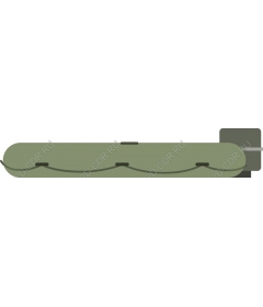 Pad sleep in a military style