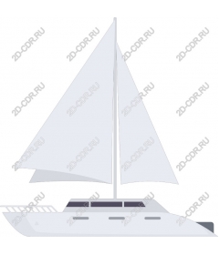  An elegant sailboat