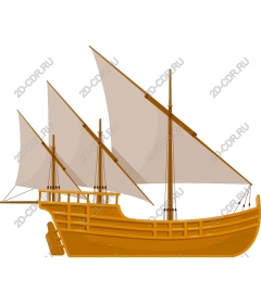  Classic sailing ship