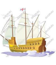 The majestic sailing ship