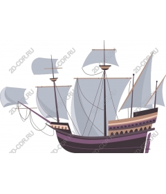  Classic sailing ship