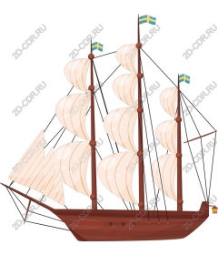  Classic sailing ship