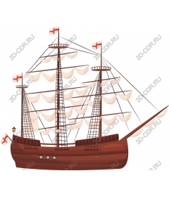  Classic sailing ship