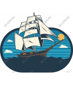  Classic sailing ship