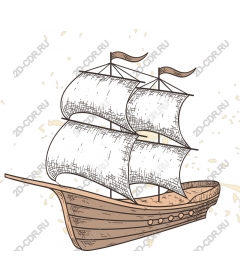  Old sailing ship