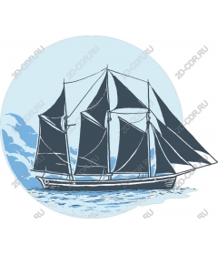 Классический морской парусник
