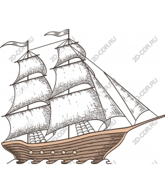  Elegant classic sailboat