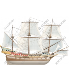  Classic sailing ship
