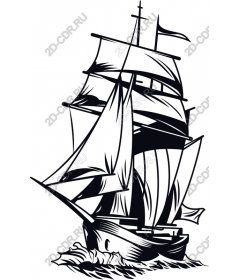  Classic sailing ship