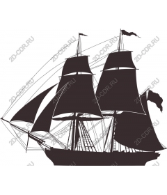  Classic sailing ship