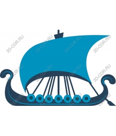  Корабль викингов