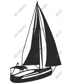  Elegant sailboat