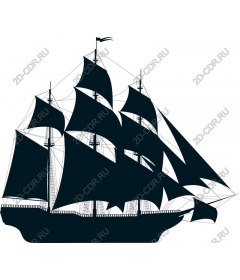  Classic sailing ship