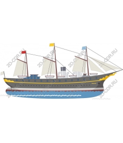  Classic sailing ship