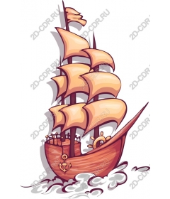  Classic sailing ship
