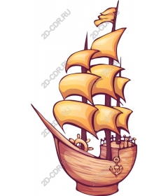 Vintage sailboat