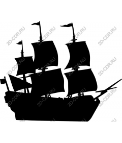  Classic pirate ship