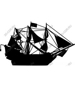  Classic pirate ship