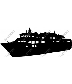  A luxury cruise liner