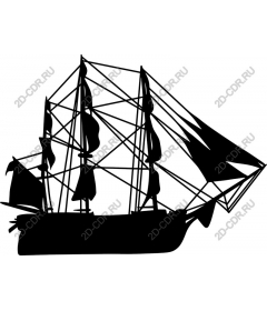  Classic sailing ship