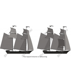 Douglasella schooner or "Jakosci brig"