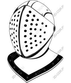  Helmet of the medieval knight
