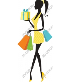  Classy lady shopper