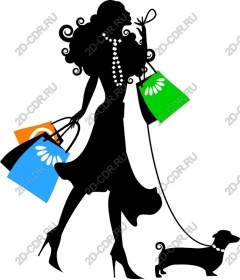  Classy lady shopper