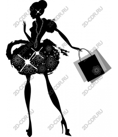  Chic fashion woman