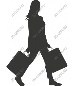  A confident woman makes purchases