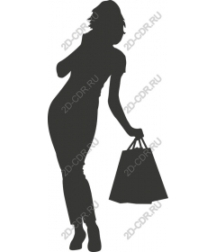  Elegant woman, shopping
