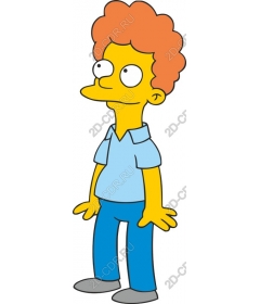 Playful cartoon character