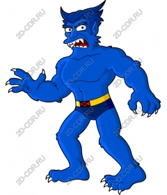  Bright blue beast