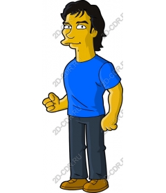  Bright cartoon character