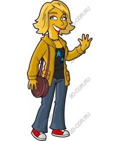 Funny cartoon character