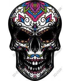  Bright sugar skull