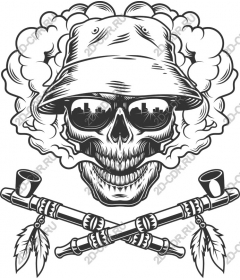 Urban skull in Panama