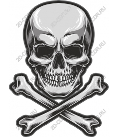 Daring skull and crossbones