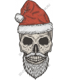 Santa skull