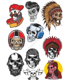 Set "Skull" — set "avant-garde diversity"