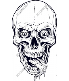  Menacing skull