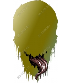  Creepy dripping skull